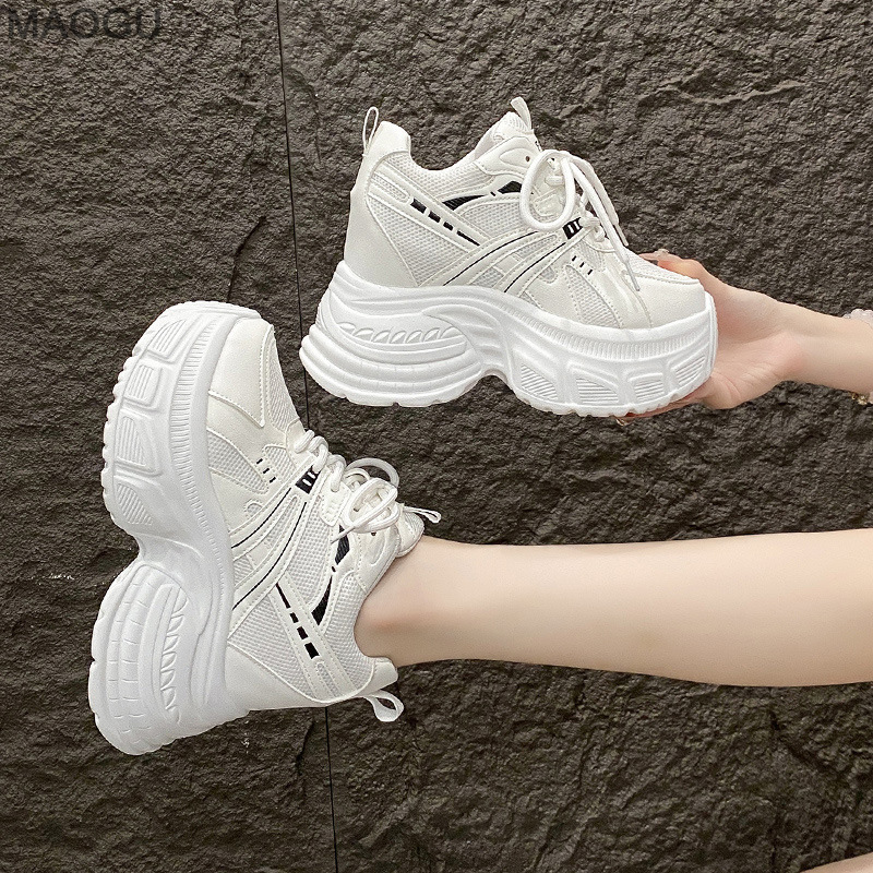 Women'S Shoes Com - 10CM Height Increasing Women's Chunky Sneakers