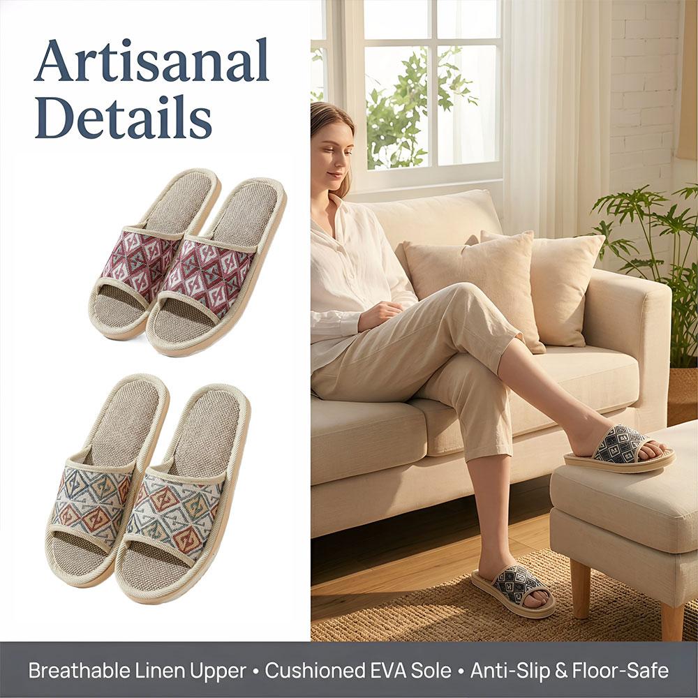 Four Seasons Linen Slippers Co - đánh giá và giá Women Shoes On Sale