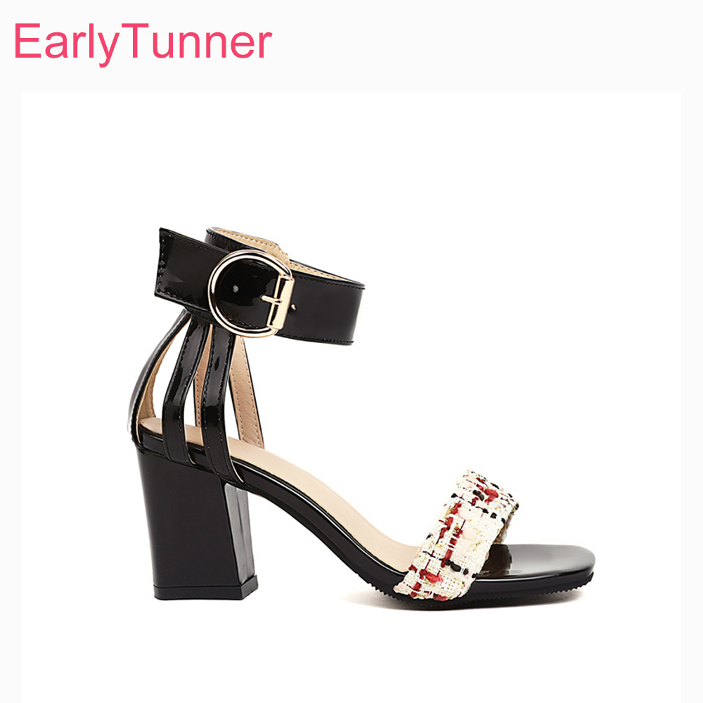 2026 Summer Tweed Ankle Strap  - đánh giá và giá Women'S Shoes In Size 12