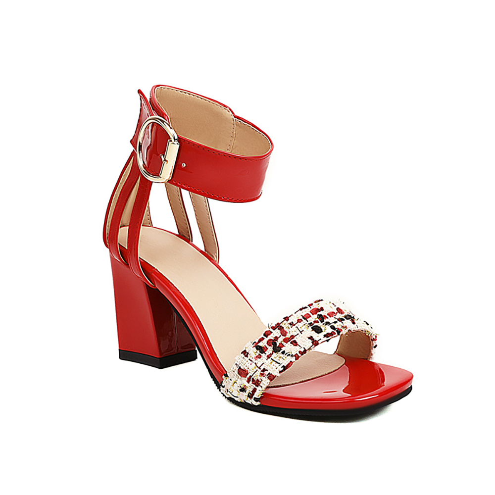 2026 Summer Tweed Ankle Strap  - đánh giá và giá Women'S Shoes In Size 12