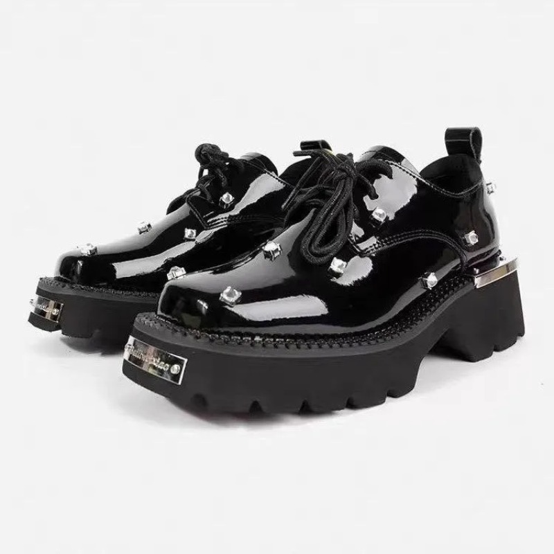 Women Loafers Crystal Platform - đánh giá và giá Mary Jane Shoes