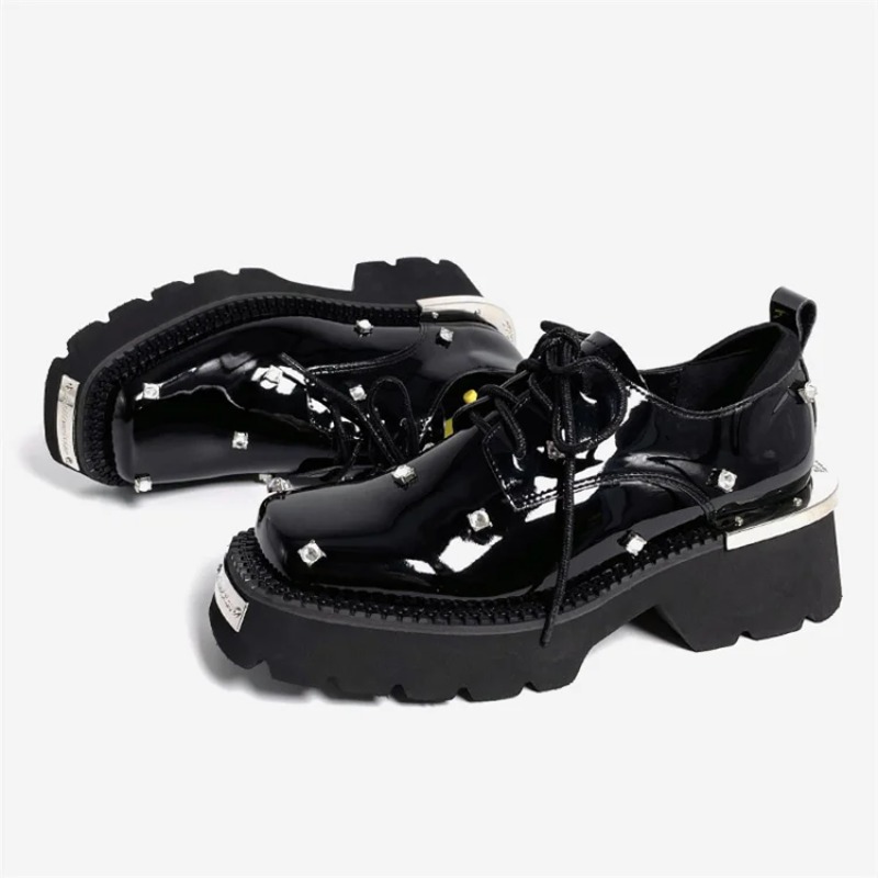 Women Loafers Crystal Platform - đánh giá và giá Mary Jane Shoes