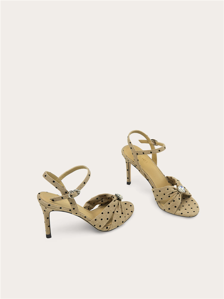 Summer new retro polka dot rhi - đánh giá và giá Women'S Shoes In Size 12