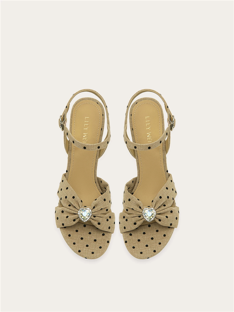 Summer new retro polka dot rhi - đánh giá và giá Women'S Shoes In Size 12