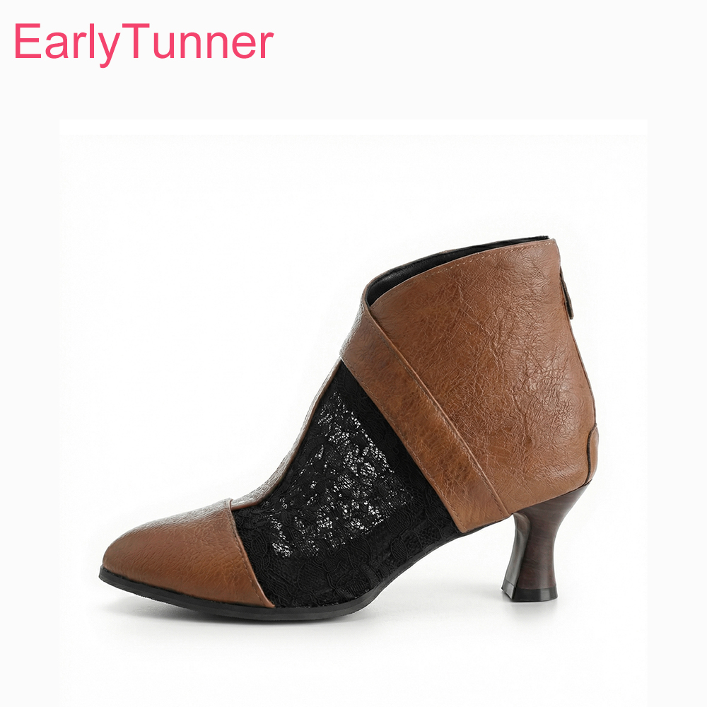2026 Lace Ankle Summer Boots f - đánh giá và giá Women'S Shoes In Size 12