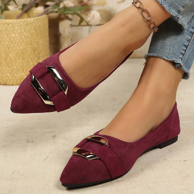 Women's Pointed Toe Suede Flat - đánh giá và giá Women'S Shoes Clogs