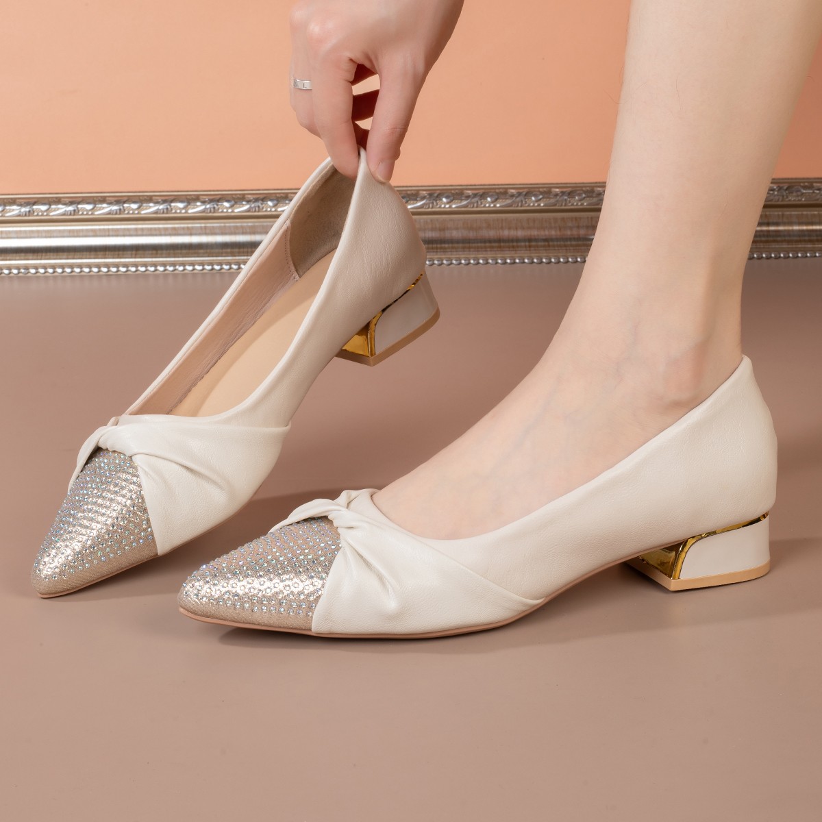 Women Rhinestone Pointed Toe P - đánh giá và giá Women Shoes Elegant