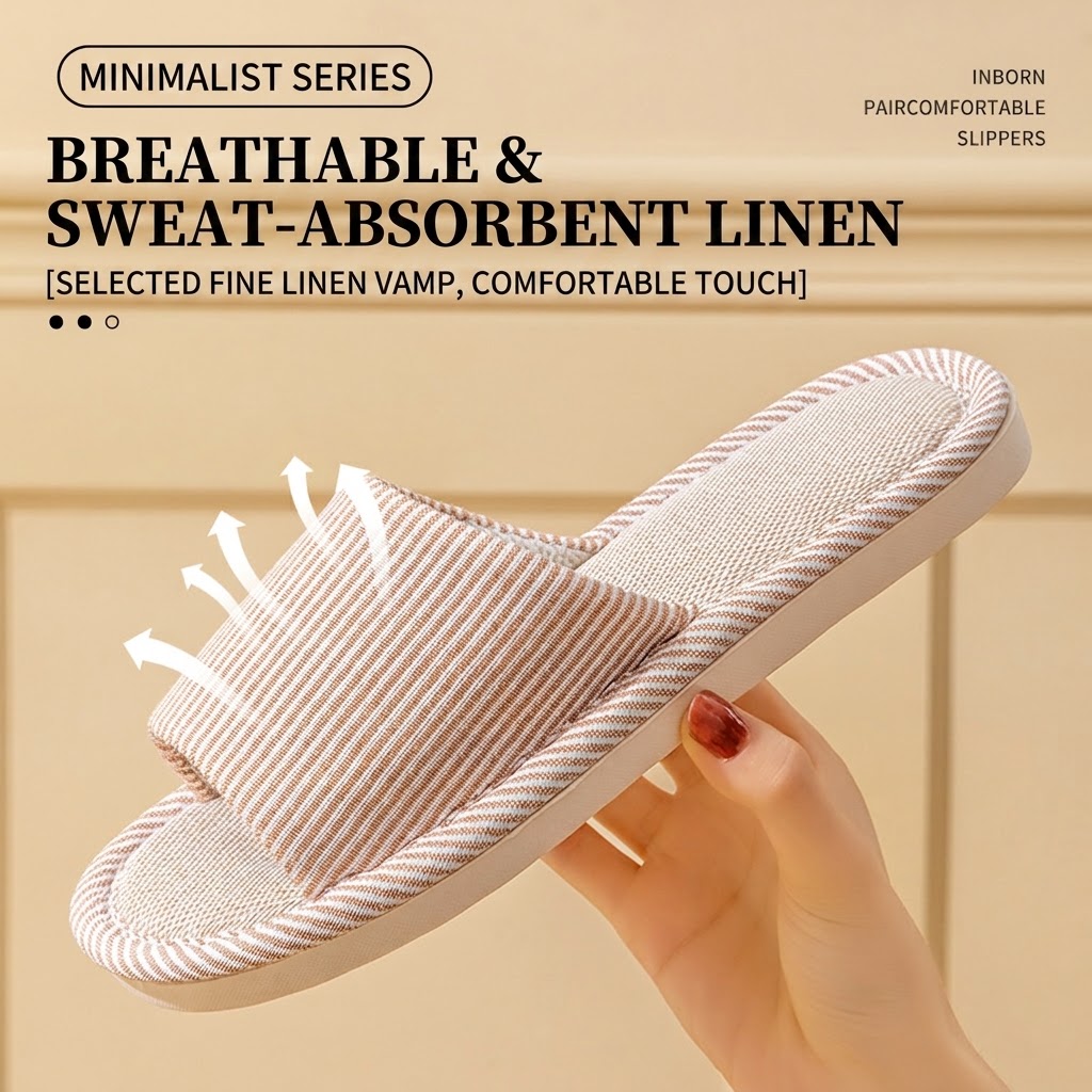 Breathable Flax Linen Slippers - đánh giá và giá Women Shoes On Sale