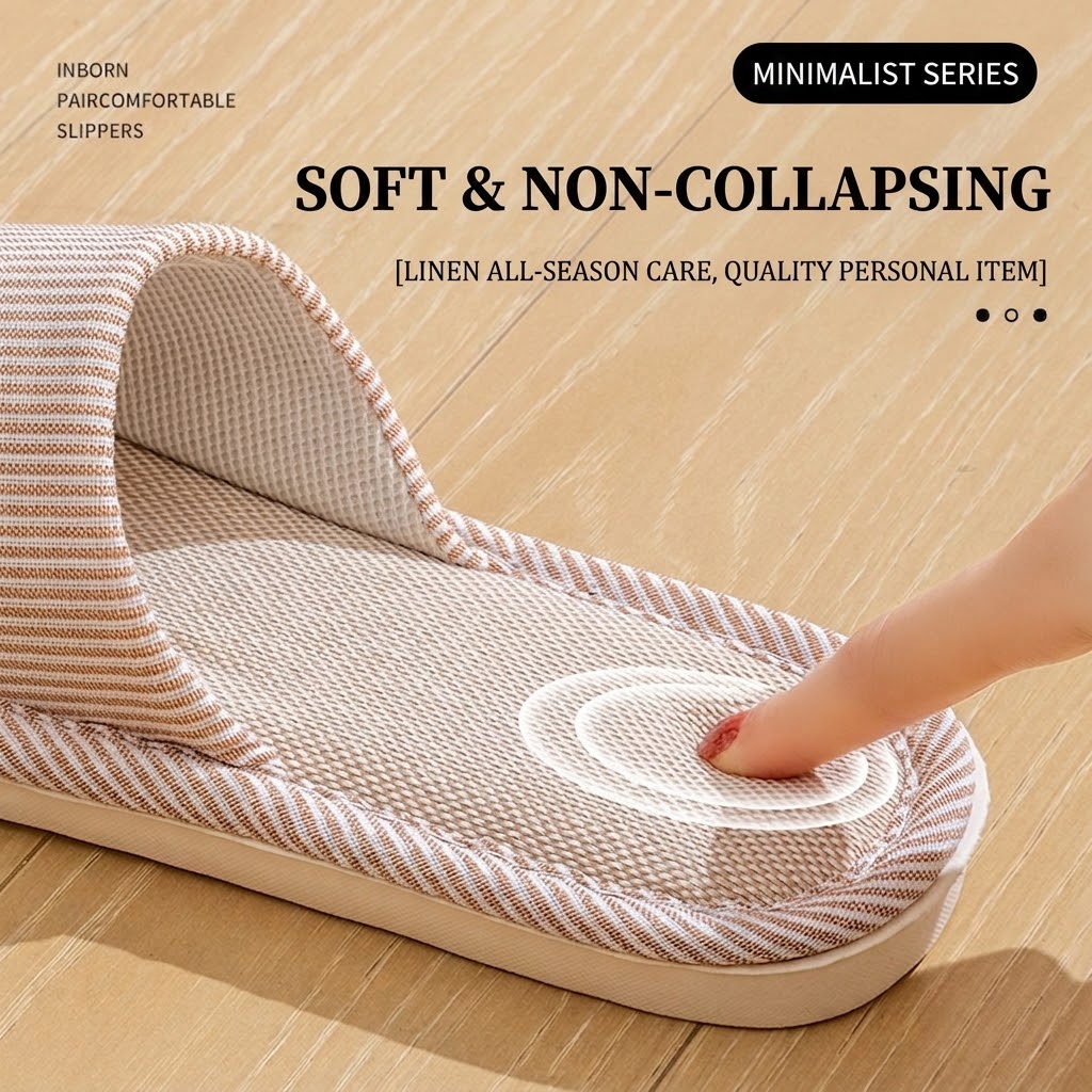 Breathable Flax Linen Slippers - đánh giá và giá Women Shoes On Sale