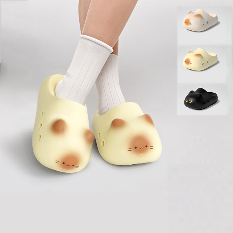 New creative black cat slipper - đánh giá và giá Women'S Shoes Clogs