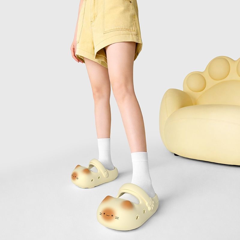 New creative black cat slipper - đánh giá và giá Women'S Shoes Clogs
