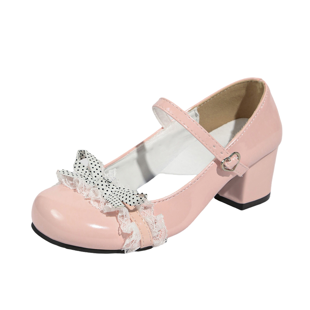 Mid-heel Round-toe Mary Jane S - đánh giá và giá Women Shoes Elegant