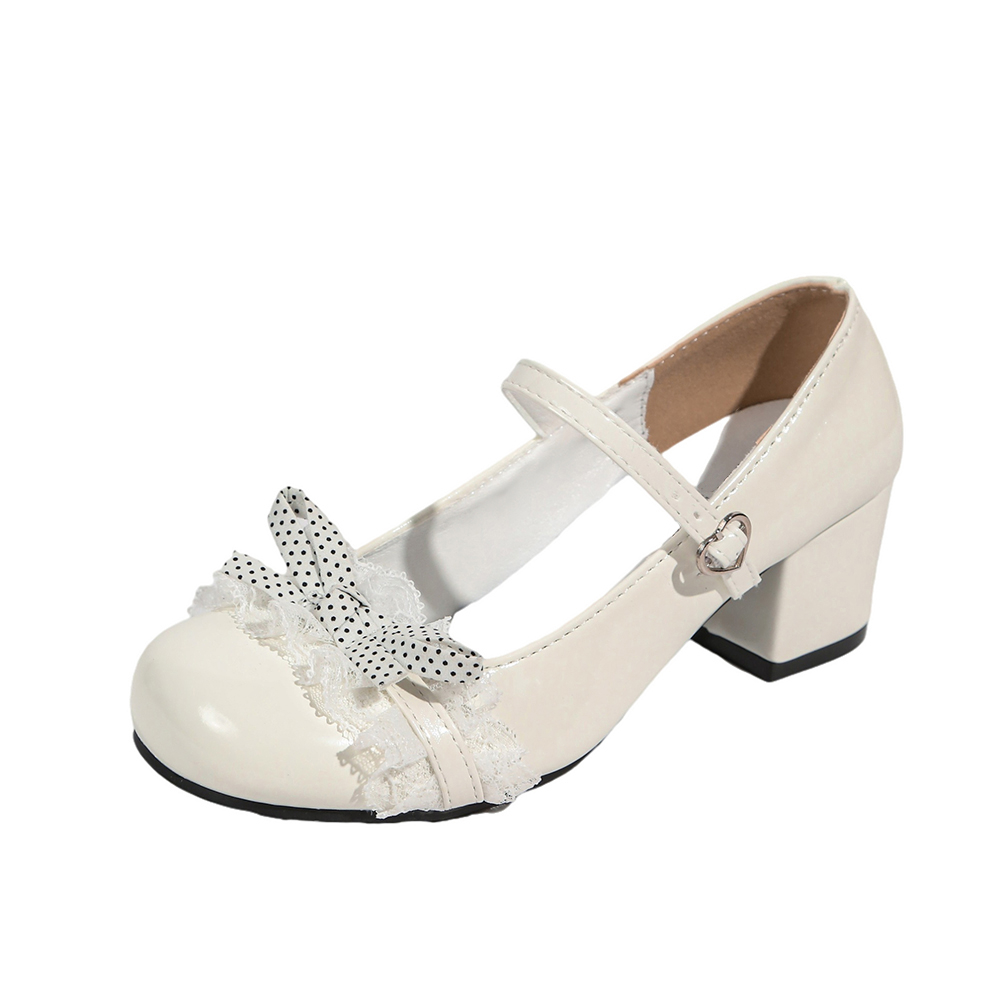 Mid-heel Round-toe Mary Jane S - đánh giá và giá Women Shoes Elegant